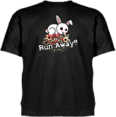 J!nx - Run Away! Killer Bunny Black Male T-Shirt