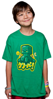 Minecraft - Kawaii Creeper Kids or Youth Green T-Shirt