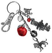 Twilight - Lion and Lamb Key Ring / Bag Clip