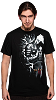 Diablo 3 - Tyrael Side Black Male T-Shirt (Regular)