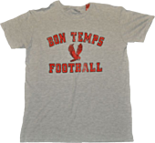 True Blood - Bon Temps Football Distressed Grey Male T-Shirt 1
