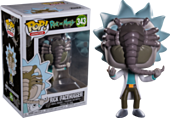 Rick and Morty - Rick with Facehugger Pop! Vinyl Figure