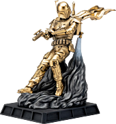 Star Wars - Boba Fett Battle Ready Limited Edition 8" Gilt Pewter Statue