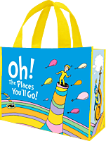 Dr Seuss - Oh the Places You’ll Go Recycled Shopper Tote Bag