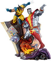X-Men - Colossus & Wolverine: The Fastball Special 18" Statue