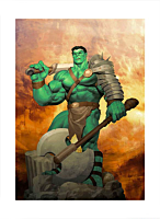 The Incredible Hulk - King Hulk Premium Art Print by Ariel Olivetti 