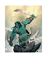The Incredible Hulk - Skaar: Son of Hulk Premium Art Print by Ariel Olivetti