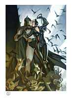 Batman - Batman & Catwoman Fine Art Print by Julian Totino