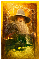 The Lord of the Rings - Gandalf Arrives Fine Art Print by Ignacio RC