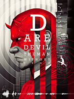 Daredevil - The Man Without Fear Fine Art Print by Doaly