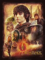 The Lord of the Rings - The Fellowship of the Ring Fine Art Print by Rich Davies