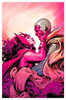 Avengers - Scarlet Witch & Vision Avengers (Vol. 7) #50 Variant Cover Fine Art Print by Carmen Carnero