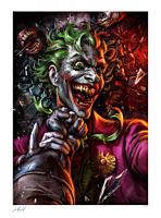 Batman - Eternal Enemies: The Joker vs. Batman Fine Art Print by Ian MacDonald
