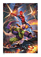 Spider-Man - Spider-Man vs. Green Goblin (Amazing Spider-Man #2 Variant Cover) Fine Art Print by Derrick Chew