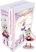 Pretty Guardian Sailor Moon - Volume 01 Manga Paperback Book + Exclusive Q Posket PVC Statue Box Set