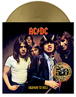 AC/DC - Highway To Hell LP Vinyl Record (50th Anniversary Gold Nugget Coloured Vinyl)