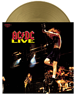 AC/DC - Live 2xLP Vinyl Record (50th Anniversary Gold Nugget Coloured Vinyl)