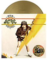 AC/DC - High Voltage LP Vinyl Record (50th Anniversary Gold Nugget Coloured Vinyl)