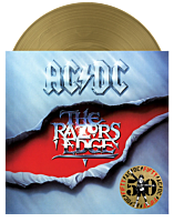 AC/DC - The Razors Edge LP Vinyl Record (50th Anniversary Gold Nugget Coloured Vinyl)