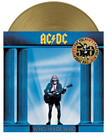 AC/DC - Who Made Who LP Vinyl Record (50th Anniversary Gold Nugget Coloured Vinyl)