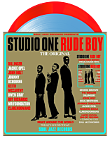 Soul Jazz Records - Soul Jazz Records Presents: Studio One Rude Boy 2xLP Vinyl Record (2024 Record Store Day Exclusive Red & Cyan Coloured Vinyl)