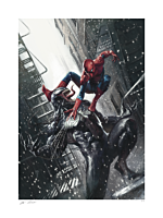 Spider-Man - Spider-Man vs Venom Fine Art Print by Marco Mastrazzo