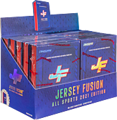 Jersey Fusion - All Sports 2021 Edition Trading Card Display (10 Packs)