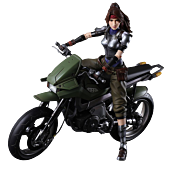 Final Fantasy VII - Jessie & Motorcycle Play Arts Kai 10” Action Figure Set