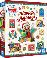 Super Mario - Happy Holidays 1000 Piece Jigsaw Puzzle