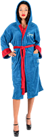 DC Bombshells - Supergirl Fleece Bathrobe / Dressing Gown (One Size Fits Most)