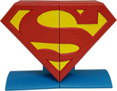 Superman - Classic Logo Bookends by Icon Heroes