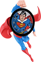 Superman 3D Motion Clock 