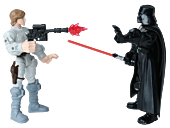 Luke Skywalker vs Darth Vader Hero Mashers 7” Action Figure 2-Pack