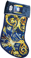 Doctor Who - Exploding TARDIS Van Gogh Christmas Stocking
