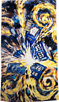 Doctor Who - Van Gogh Exploding Tardis Cotton Towel