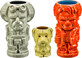 Back to the Future - Doc Brown, Marty McFly & Einstein Tiki Mug 3-Pack