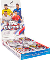 UEFA Champions League Football (Soccer) - 2020/21 Topps Chrome Trading Cards Box (Display of 18)