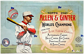 MLB Baseball - 2021 Topps Allen & Ginter World’s Champions Trading Cards Box (Display of 24)