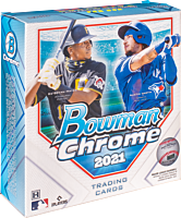MLB Baseball - 2021 Topps Bowman Chrome Hobby Trading Cards Box (Display of 10)