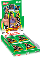 WWE Wrestling - 2021 Topps Heritage Trading Cards Hobby Box (Display of 24)