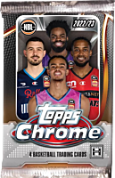 NBL Basketball - 2022/23 Topps Chrome Basketball Trading Cards Hobby Pack (4 Cards)