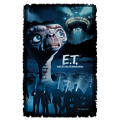 E.T. The Extra Terrestrial - Opening Title Woven Tapestry Blanket / Picnic Rug