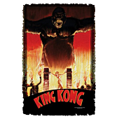 King Kong - Kong at the Gates Woven Tapestry Blanket / Picinic Rug