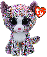 Beanie Boos - Confetti the Multicolor Cat Flippable 6” Plush