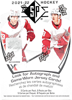 NHL Hockey - 2021/22 Upper Deck SP Hockey Trading Cards Blaster Box (8 Packs)