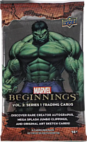 Marvel Comics - 2022 Marvel Beginnings Volume 2: Series 1 Hobby Trading Cards Pack (9 Cards)