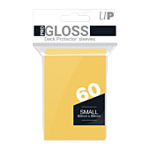 Ultra Pro - Yellow PRO-Gloss Small Deck Protector Sleeves (60 Count)