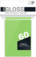 Ultra Pro - Lime Green PRO-Gloss Small Deck Protector Sleeves (60 Count)