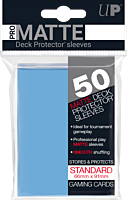 Ultra Pro - Light Blue Non-Glare Pro-Matte Standard Deck Protector Sleeves (50 Count)