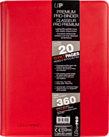 Ultra Pro - Red Premium Leatherette 9-Pocket PRO-Binder
